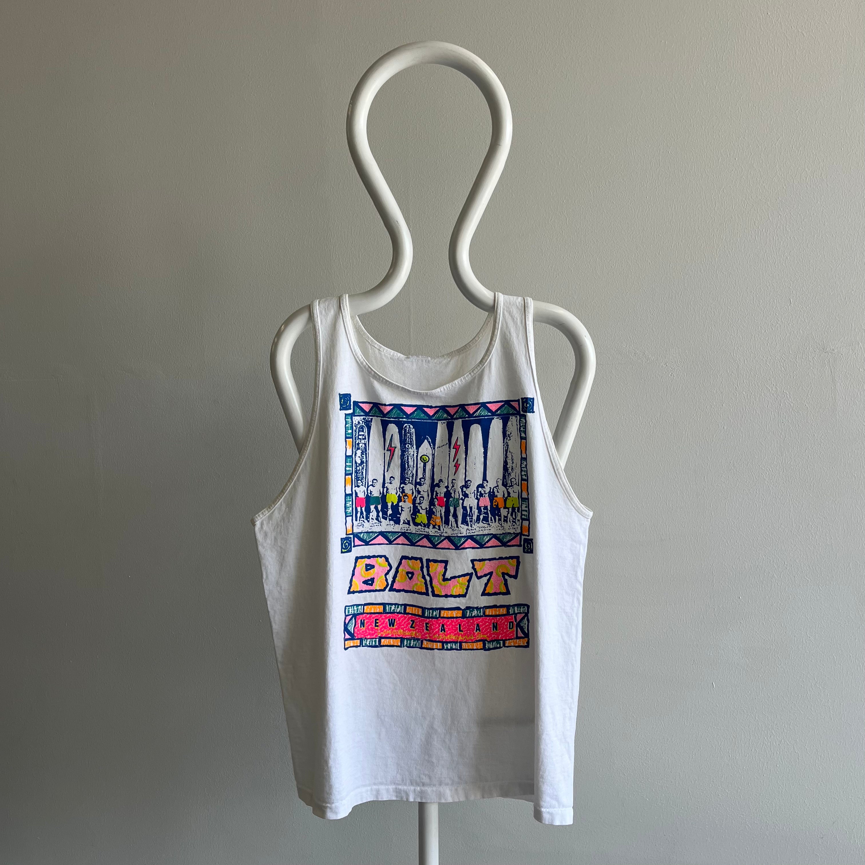 1980s Lightning Bolt Surfboards New Zealand Tank Top