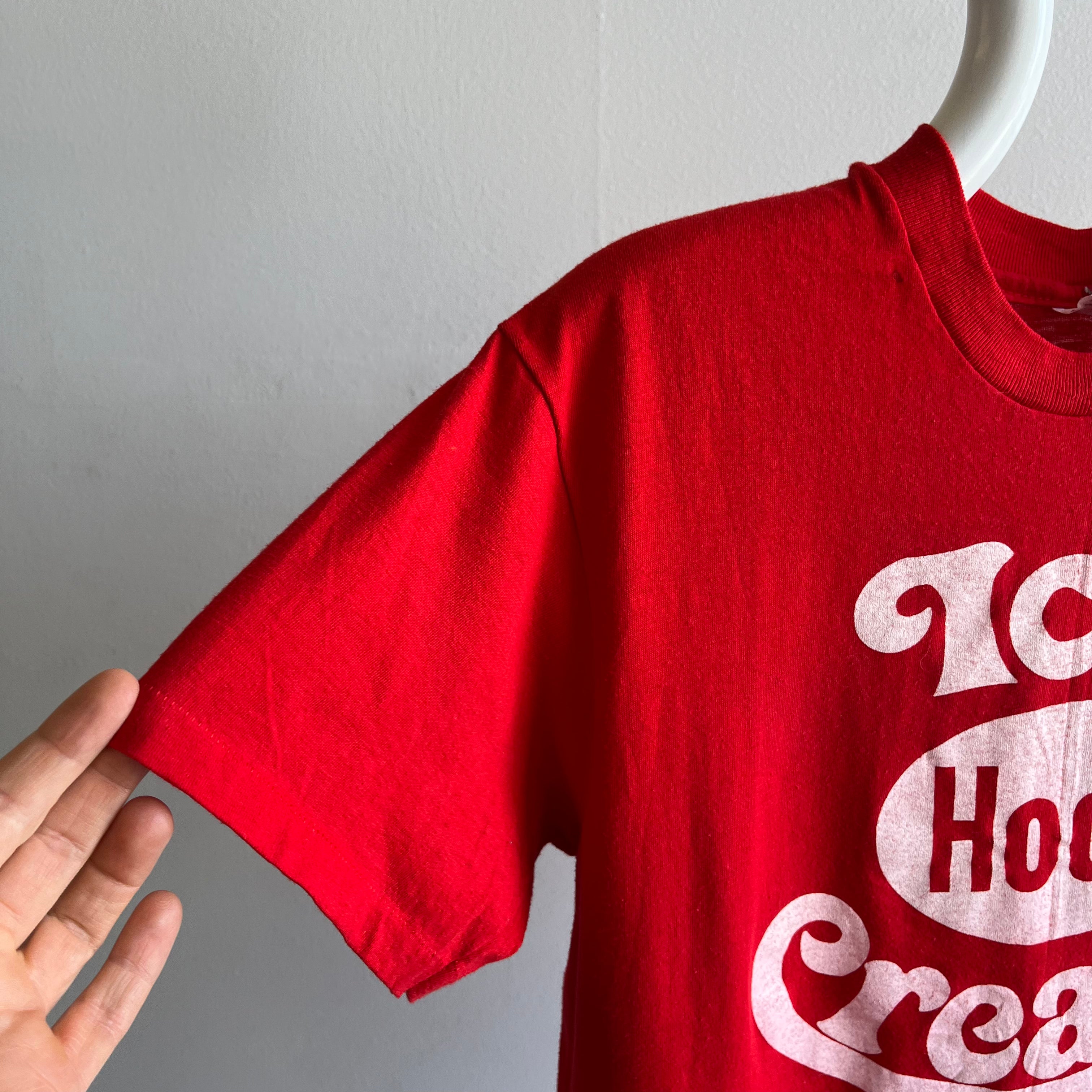 1970/80s Hood Ice Cream Front and Back T-Shirt - So Classic