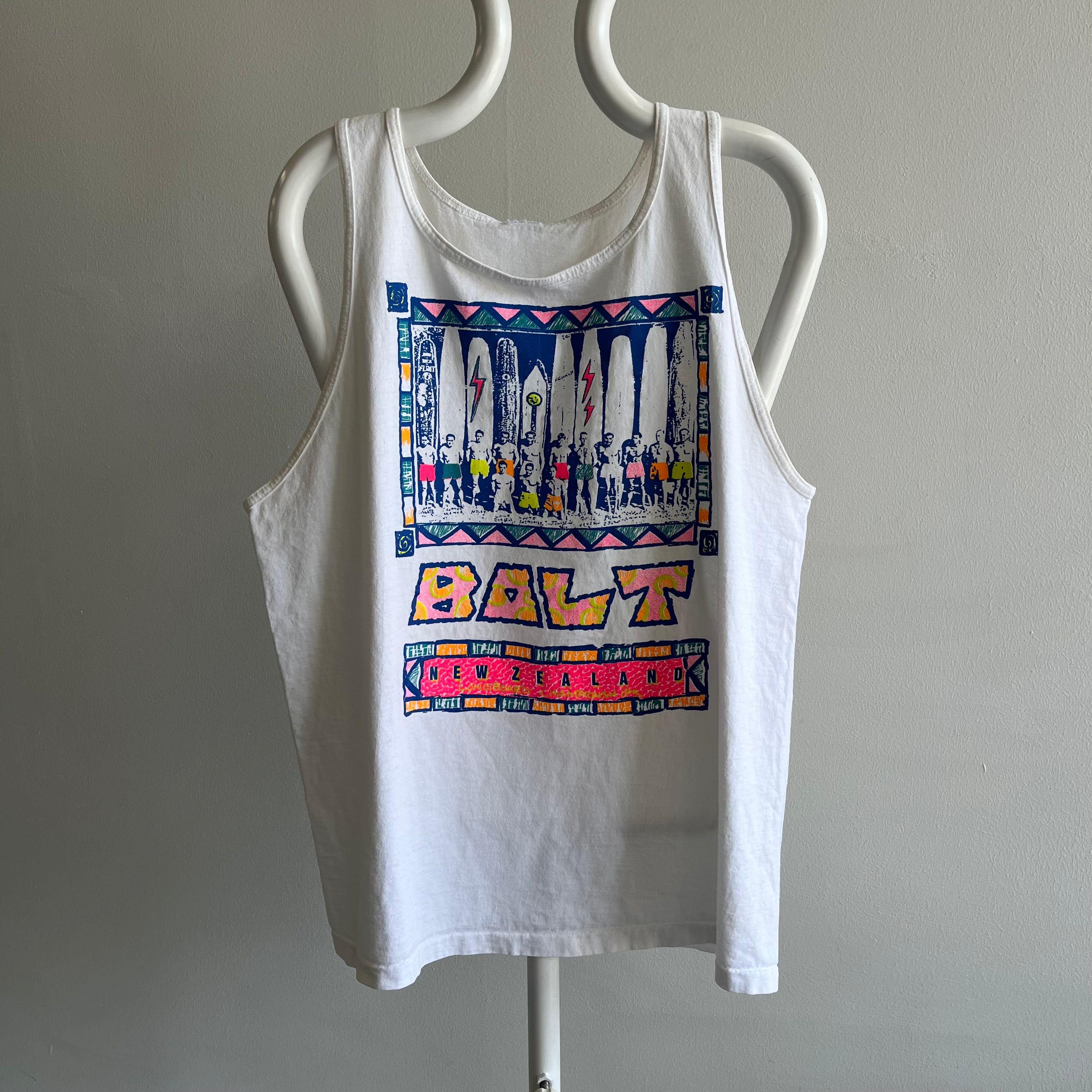 1980s Lightning Bolt Surfboards New Zealand Tank Top