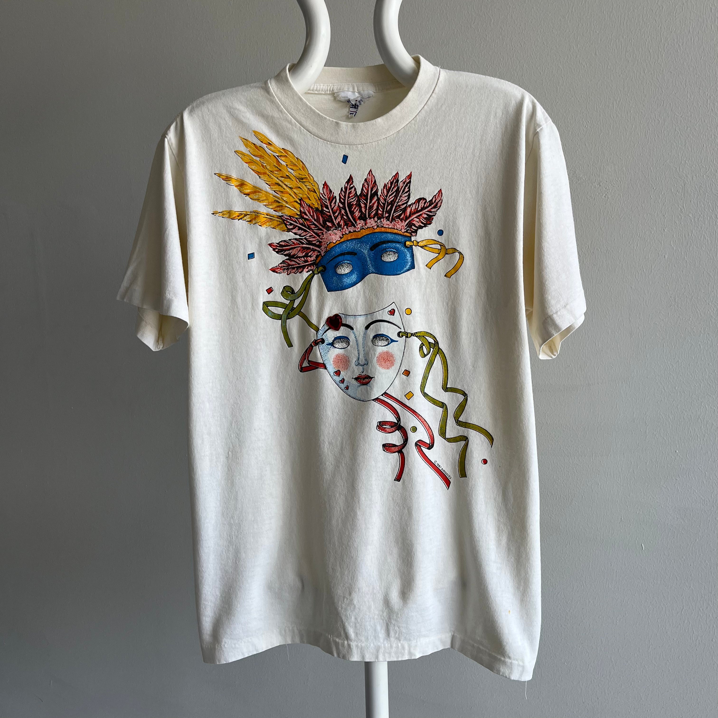 1987 Bedazzled Masked T-Shirt by Airwaves
