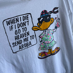 1990s Aruba Tourist T-Shirt with a Duck