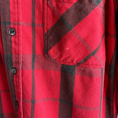 1980s/90s Big Mac by St. John's Bay Cotton Flannel with Mending