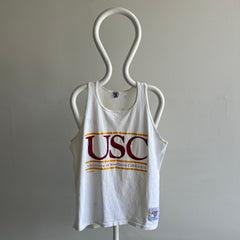 1980s University of Southern California Cotton Tank Top - FIGHT ON