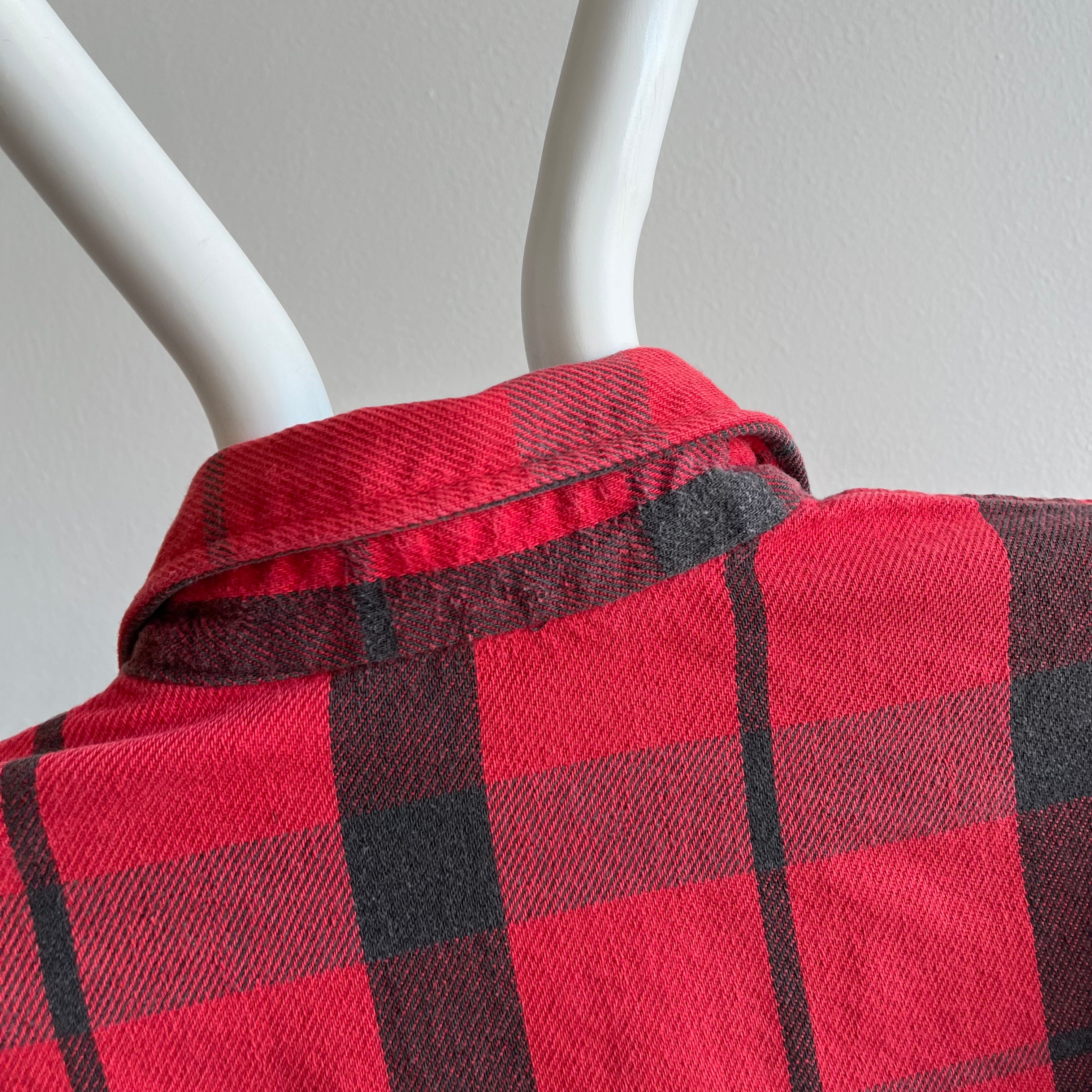 1980s/90s Big Mac by St. John's Bay Cotton Flannel with Mending