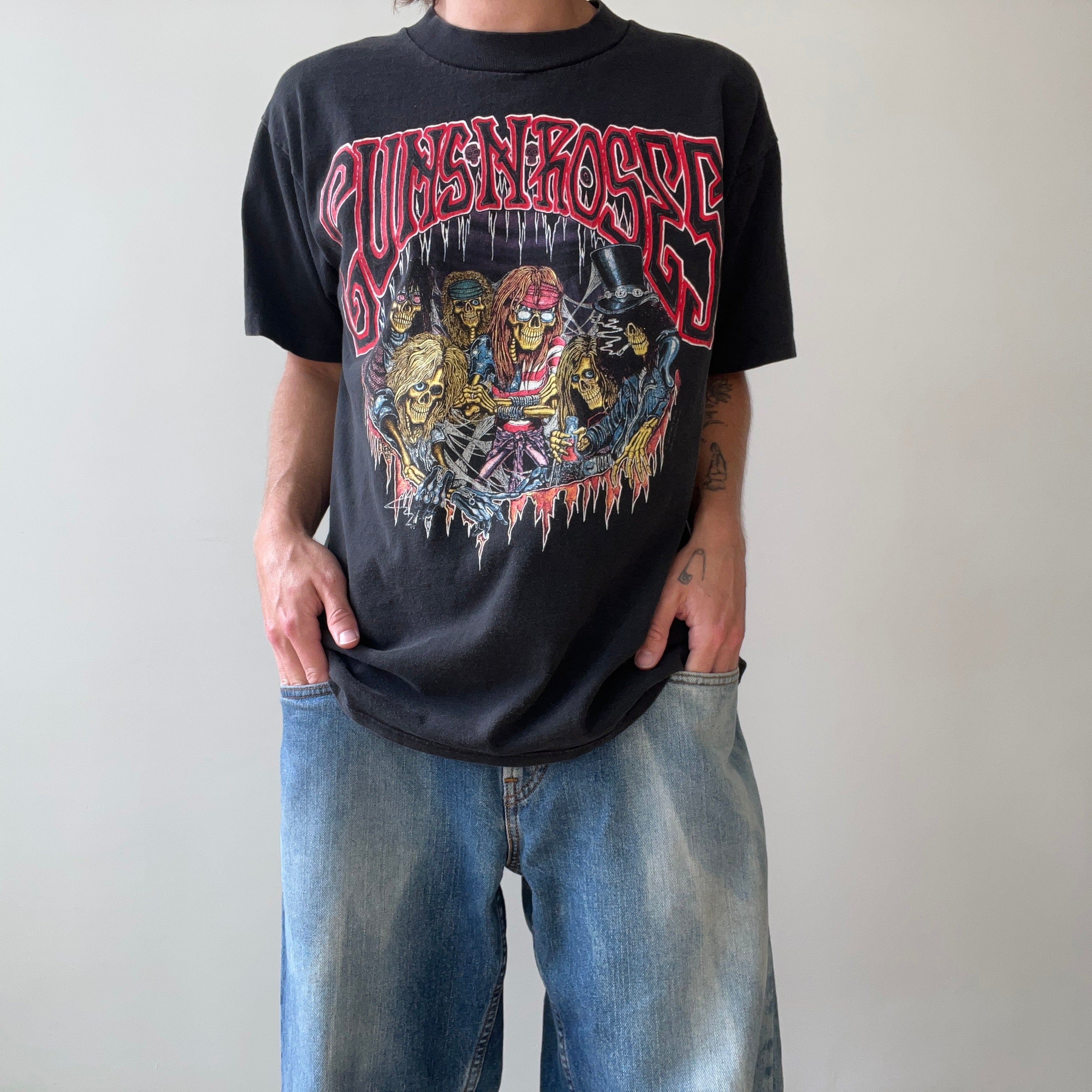 1991-1992 Guns N Roses Use Your Illusion Tour T Shirt