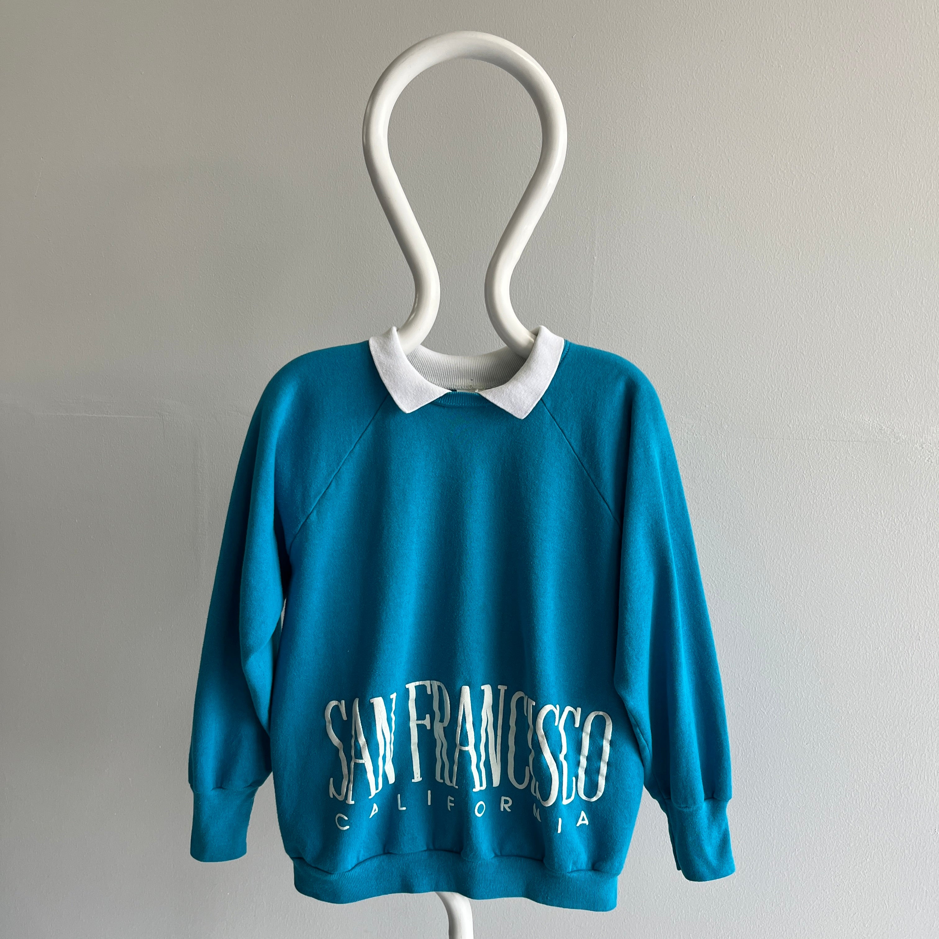 1980s San Francisco Collared Sweatshirt