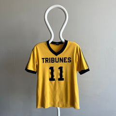 1970s Tribune Knit V-Neck T-Shirt - Rad