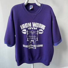 1980/90s Iron Works Gym Muncie, IN Warm Up Sweatshirt