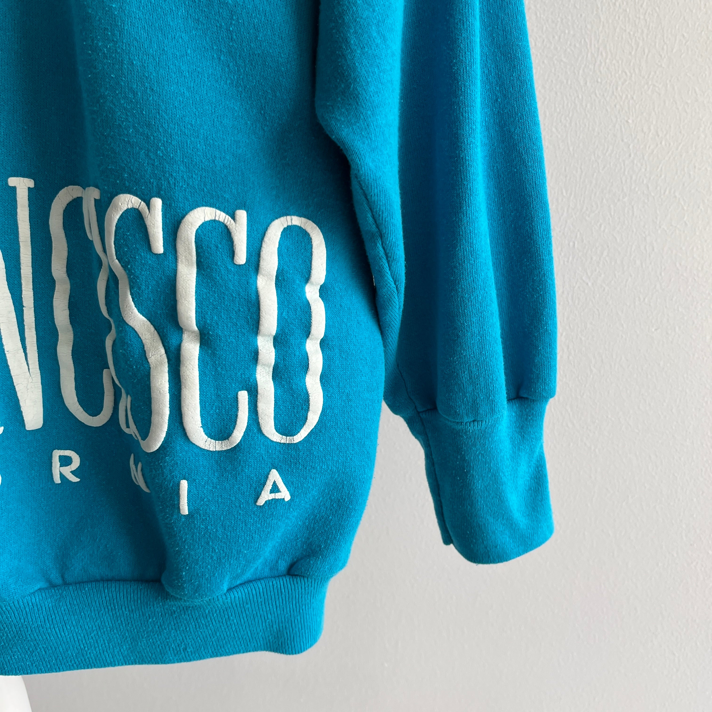 1980s San Francisco Collared Sweatshirt