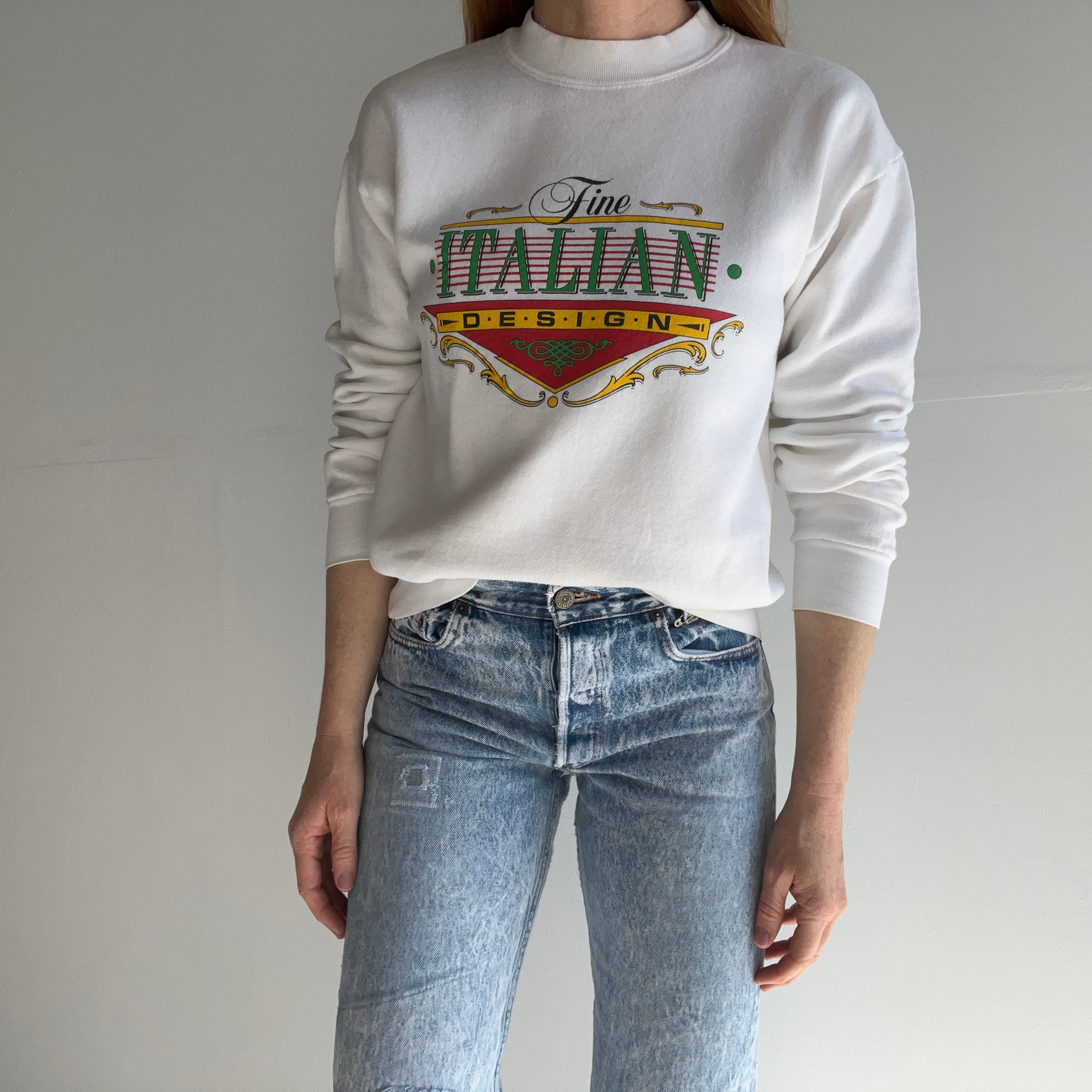 1980s Fine Italian Design Sweatshirt - American Made