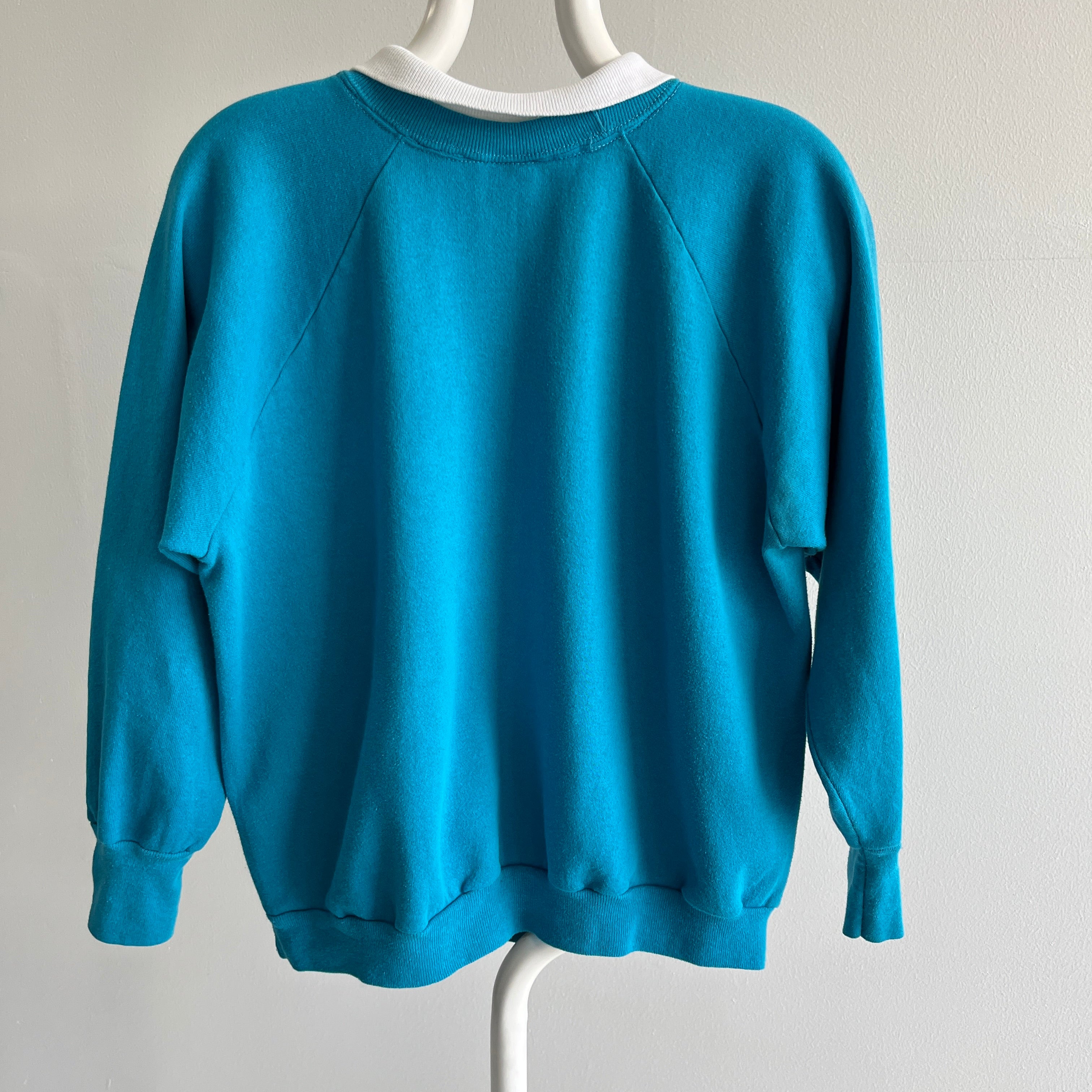 1980s San Francisco Collared Sweatshirt