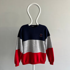 1980s Mon Valley Country Club Color Block Sweatshirt