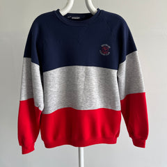 1980s Mon Valley Country Club Color Block Sweatshirt