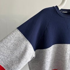 1980s Mon Valley Country Club Color Block Sweatshirt