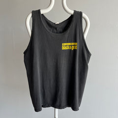 1980s Benson & Hedges Black & Gold Tank Top - There's a backside