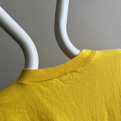 1980s Perfectly Yellow Cotton Muscle Tank