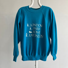 1987 London, Paris, Rome, Eatonton (Georgia) Tourist Sweatshirt