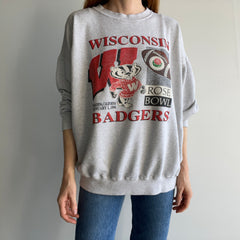 1994 Rose Bowl Wisconsin Badgers Ultra Thin and Tattered Sweatshirt