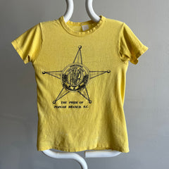 1980 ULTRA RAD Homegrown Vigilante Band T-Shirt - THE. Back. Side.