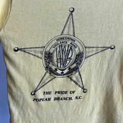 1980 ULTRA RAD Homegrown Vigilante Band T-Shirt - THE. Back. Side.
