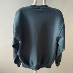 1990s Jade Dusty Blue Green Sweatshirt by Russell