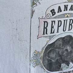 1982 or Earlier Banana Republic Safari and Travel Clothing Co - Tattered T-Shirt