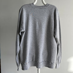 1990s Blank Gray Stretch Out in All The Great Ways Gray Sweatshirt