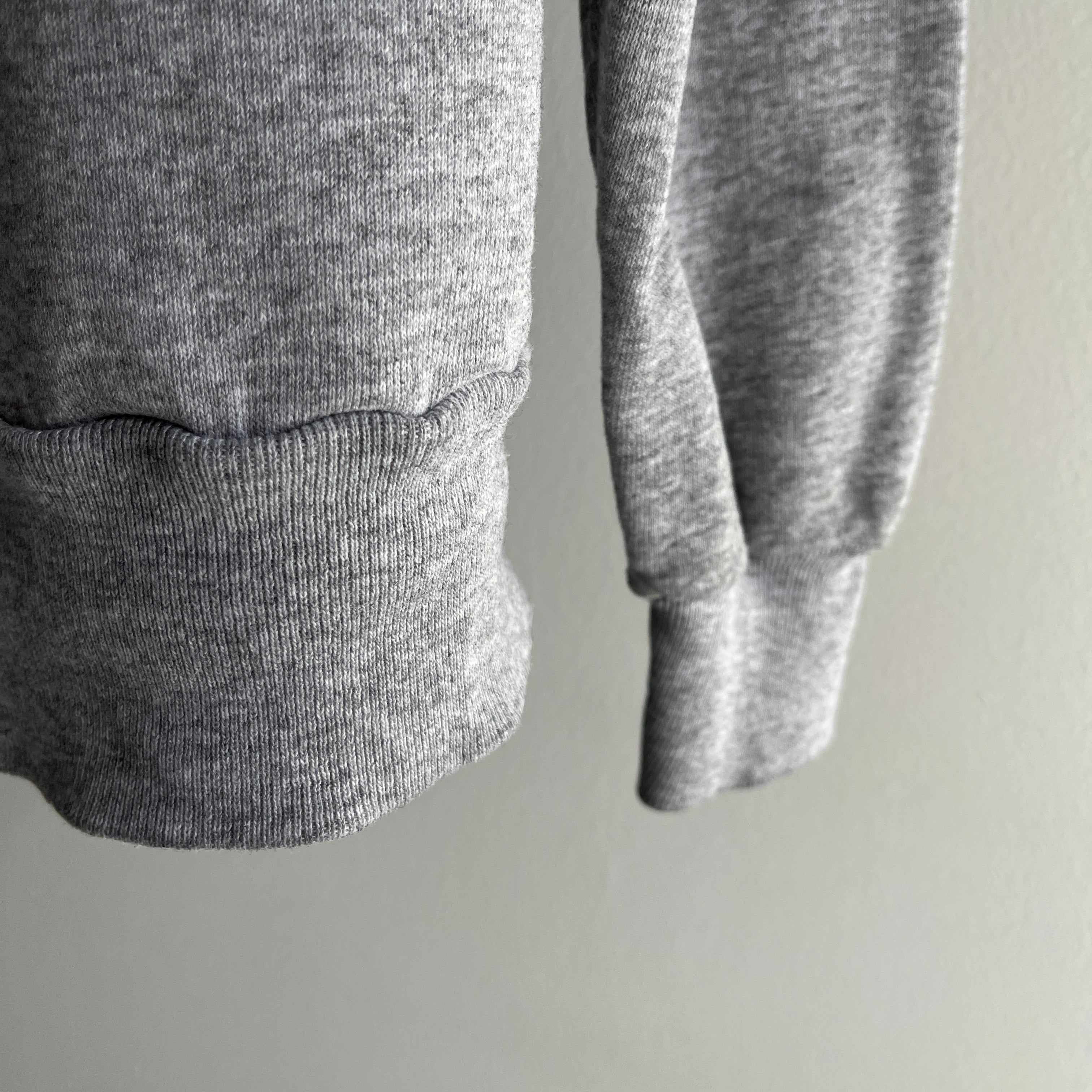 1990s Blank Gray Stretch Out in All The Great Ways Gray Sweatshirt