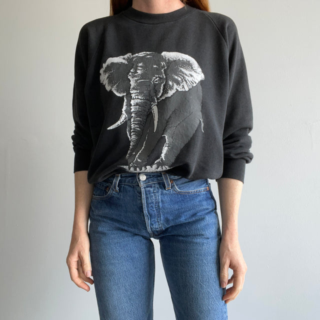 1980s Elephant Sweatshirt - !!!