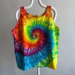 1980s Tie Dye Cotton Tank Top