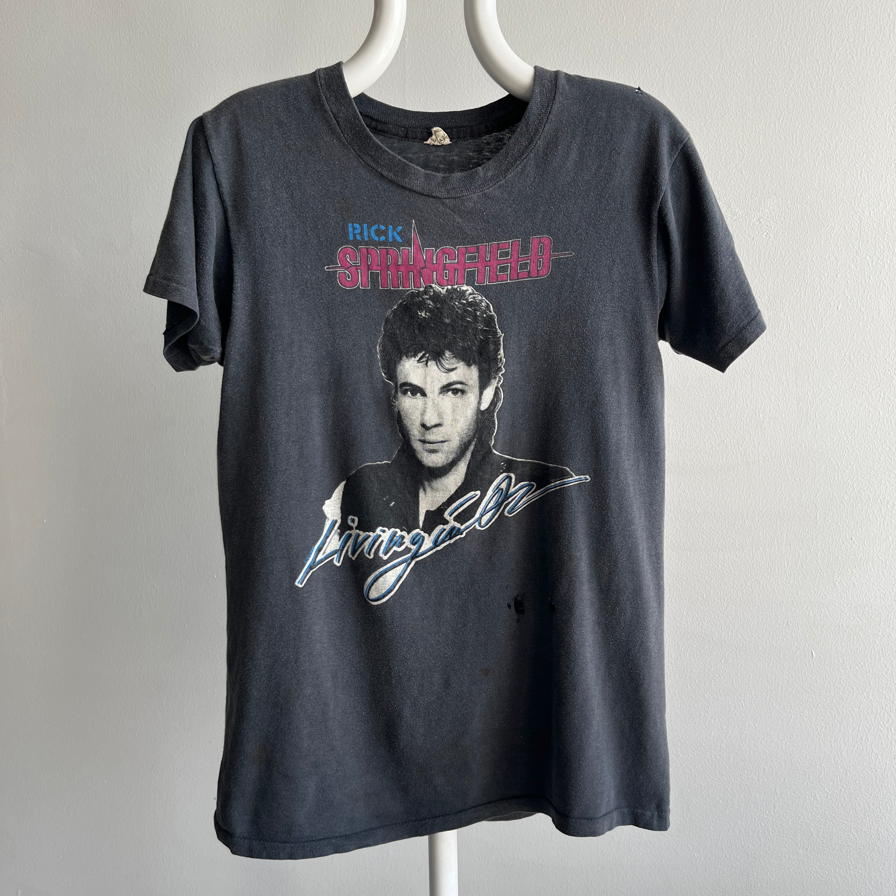 1983 Rick Springfield Perfectly Worn Cotton T-Shirt