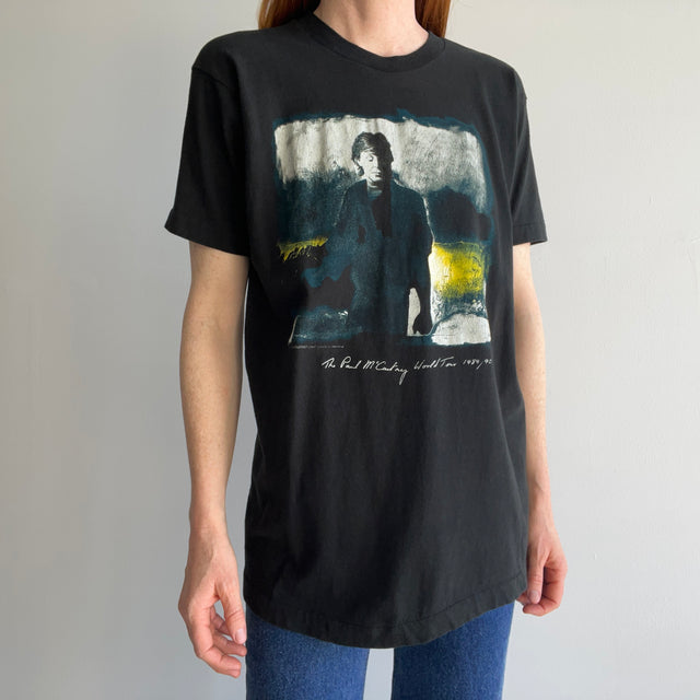 1989/90 Paul McCartney Tour T-Shirt - Front and Back