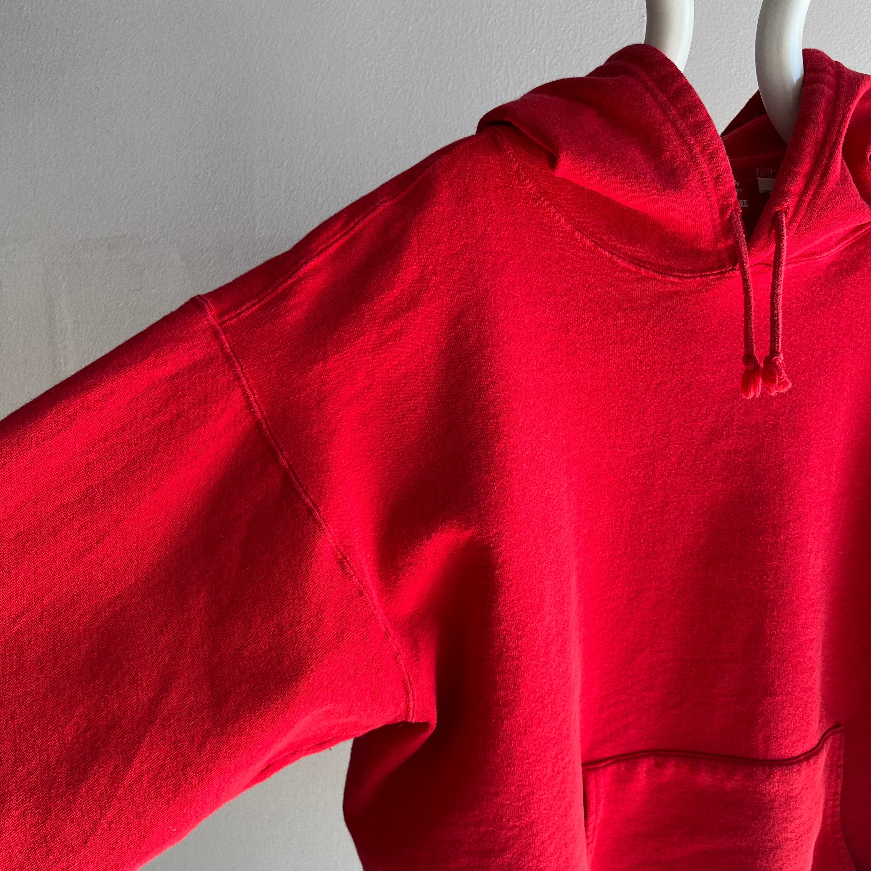 1990s USA Made Marlboro Blank Red Cowboy Red Hoodie