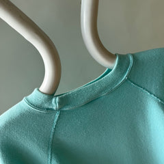 1990s Super Wonderful Sea Foam Blue/Green HHW Sweatshirt