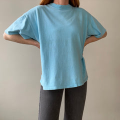 1980s/90s Light Blue Blank T Shirt