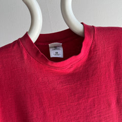 1990s Chateau Margaux Red Cotton Muscle Tank by FOTL