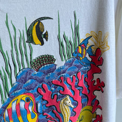 1980s Under The Sea Lovely Graphic T-Shirt (Longer)