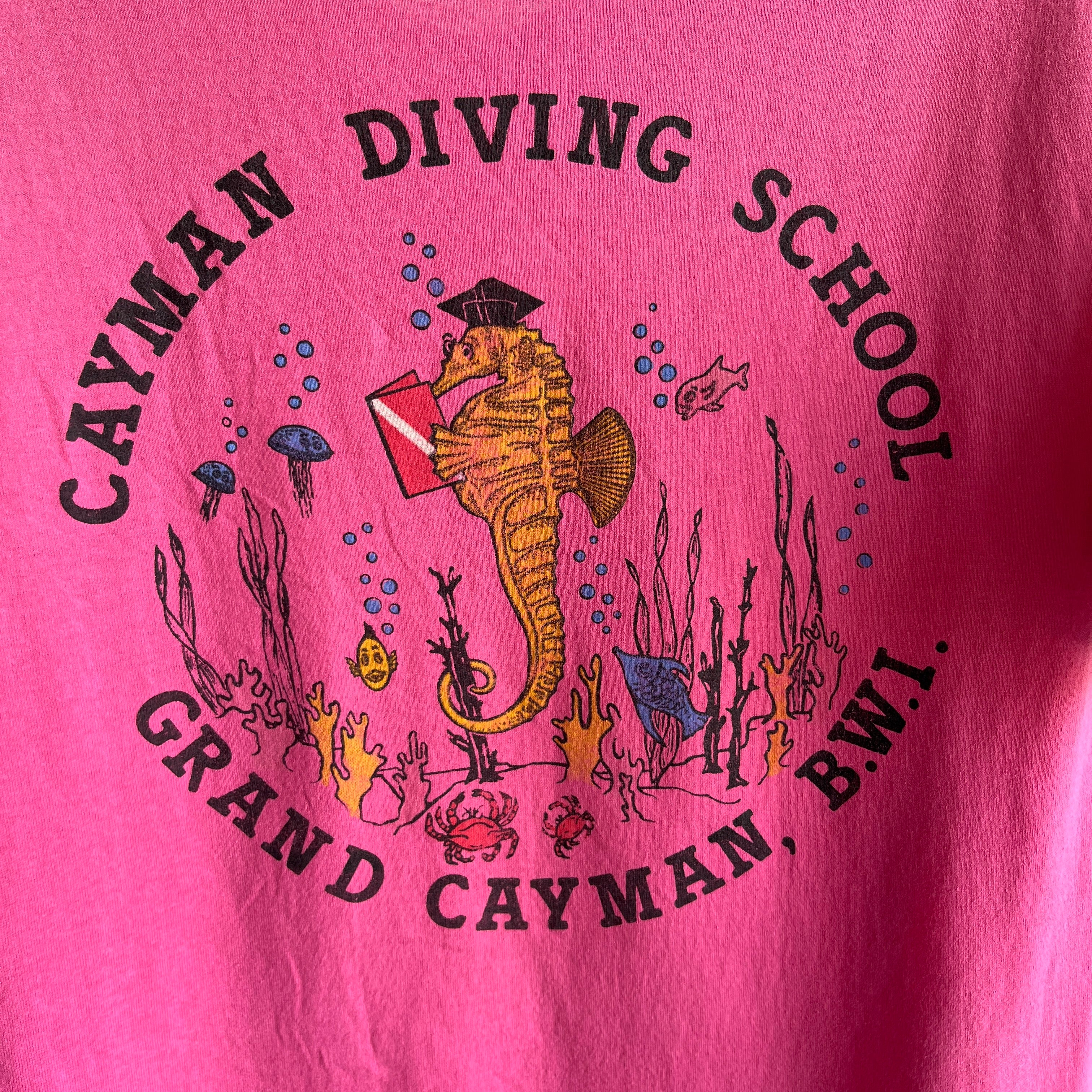 1980s Cayman Islands Diving School T-Shirt