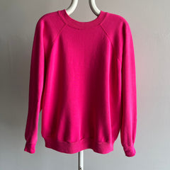 1980s Perfectly Hot Pink Sweatshirt by Pannill (Swoon)