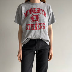 1980s Champion Brand Minnesota Strikers Soccer Paint Stained T-Shirt