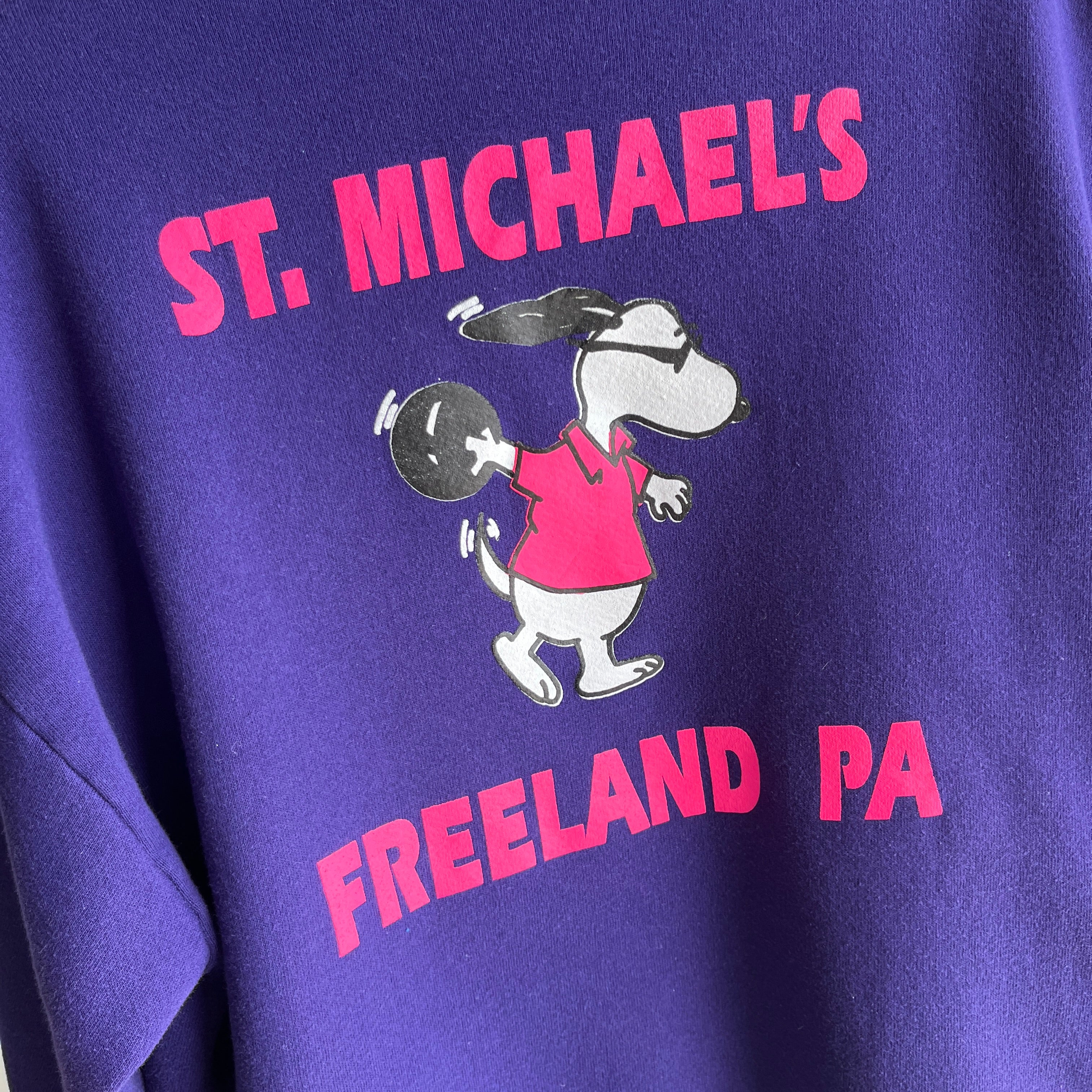 1980/90s St. Michael's Junior Bowling, Freeland PA - The Backside!