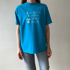 1990s London Paris Venice Nyack, NY T Shirt