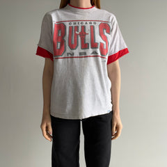 1991 Chicago Bulls Stained Cotton T-Shirt