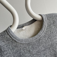 1980s Barely Worn Gray Sweatshirt Warm Up Vest