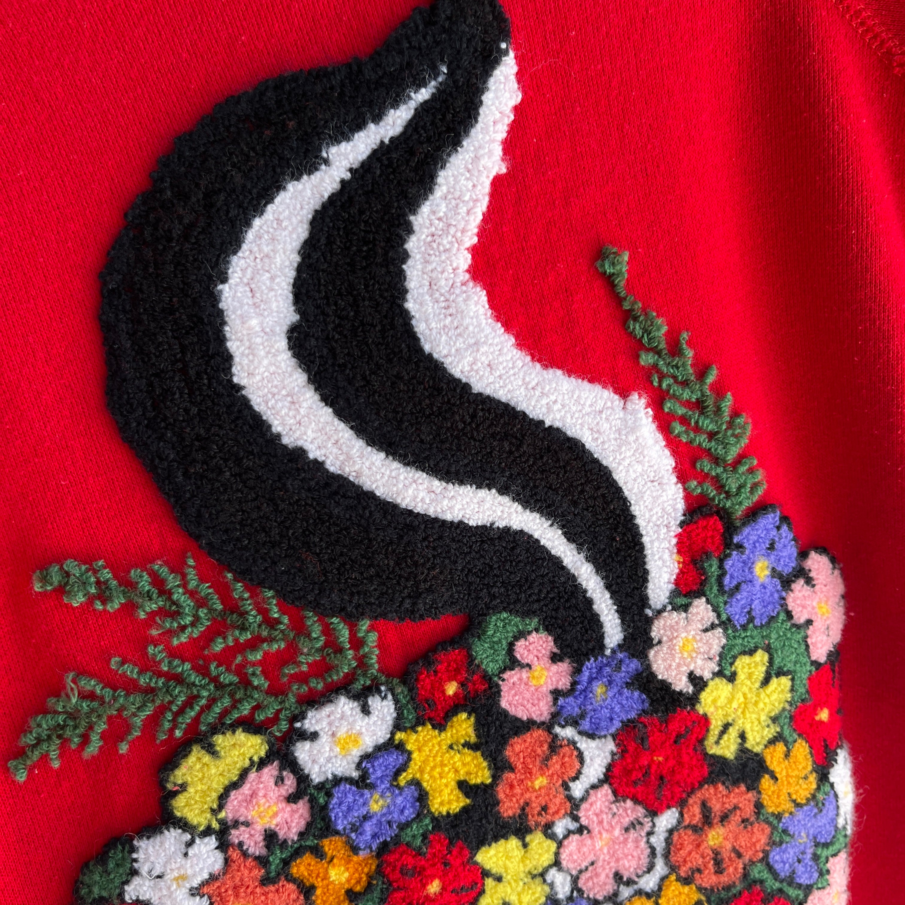 1980s DIY Skunk in Flowers - OMFG