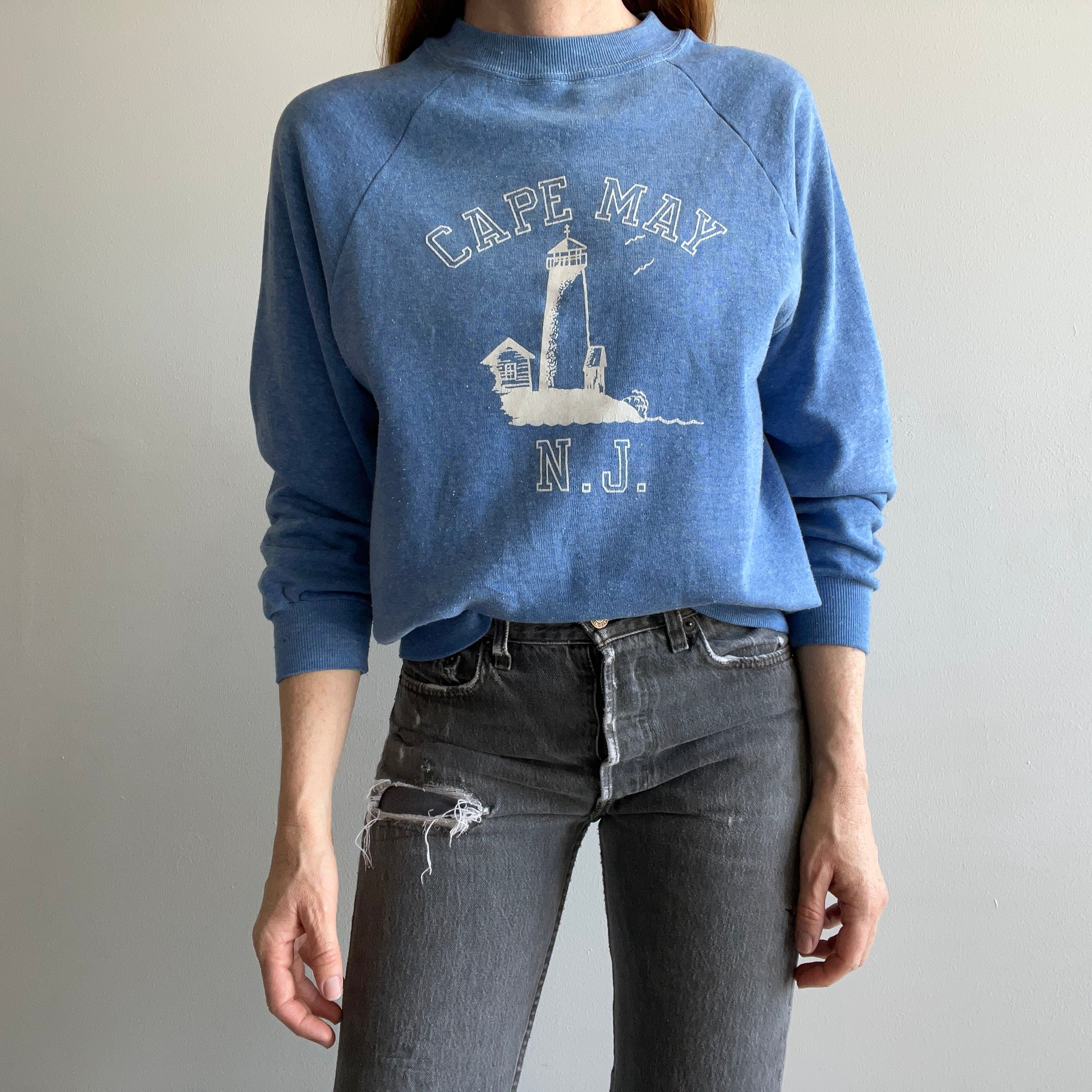 1980s Cape May New Jersey Tourist Sweatshirt by Sportswear