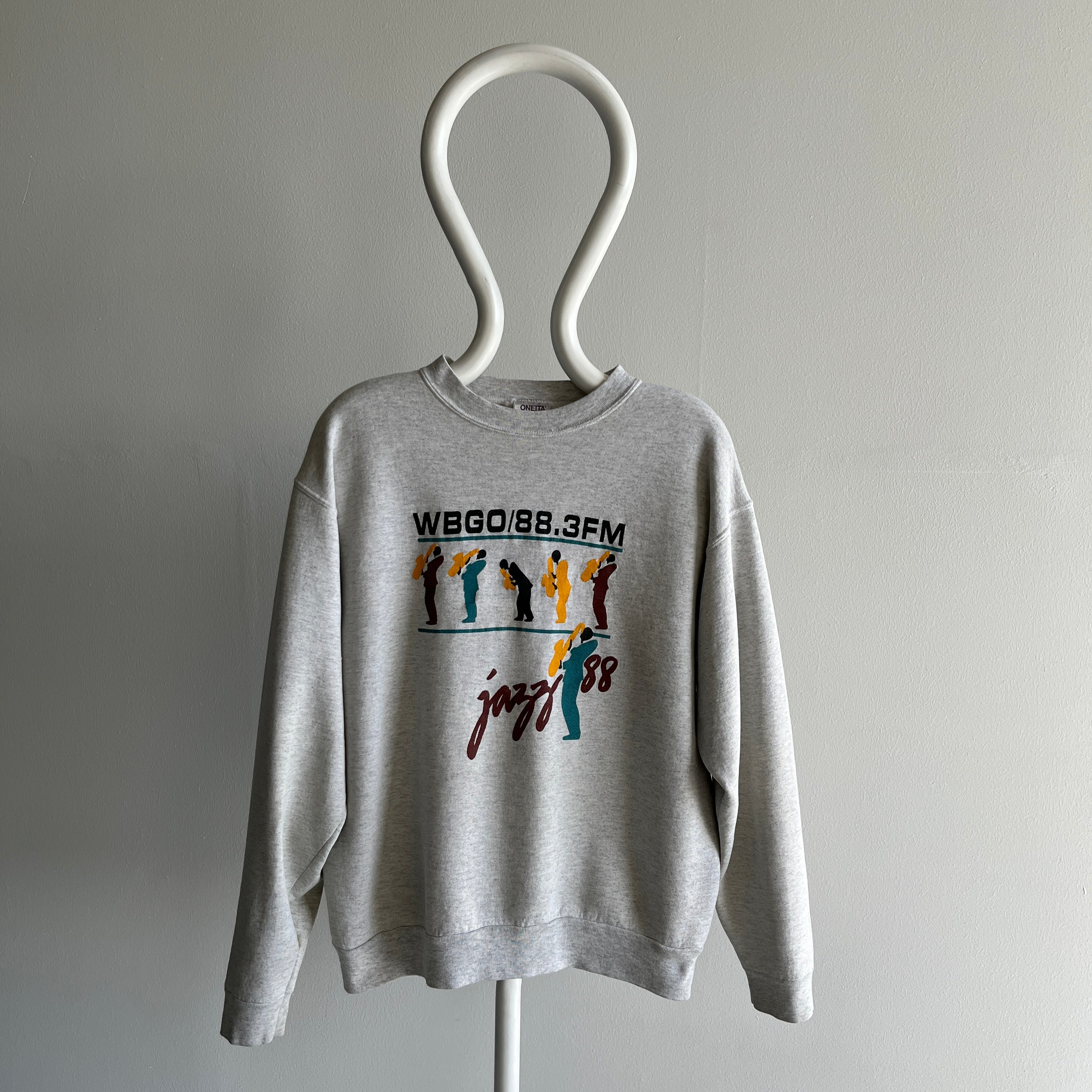 1990s WBGO 88.3FM Jazz Radio - Newark, New Jersey Sweatshirt