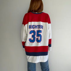 1990s Mike Richter NHL Rangers Hockey Jersey/T-Shirt