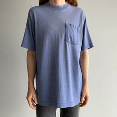 1980/90s Super Sun Faded Single Stitch Selvedge Pocket T-Shirt - YES