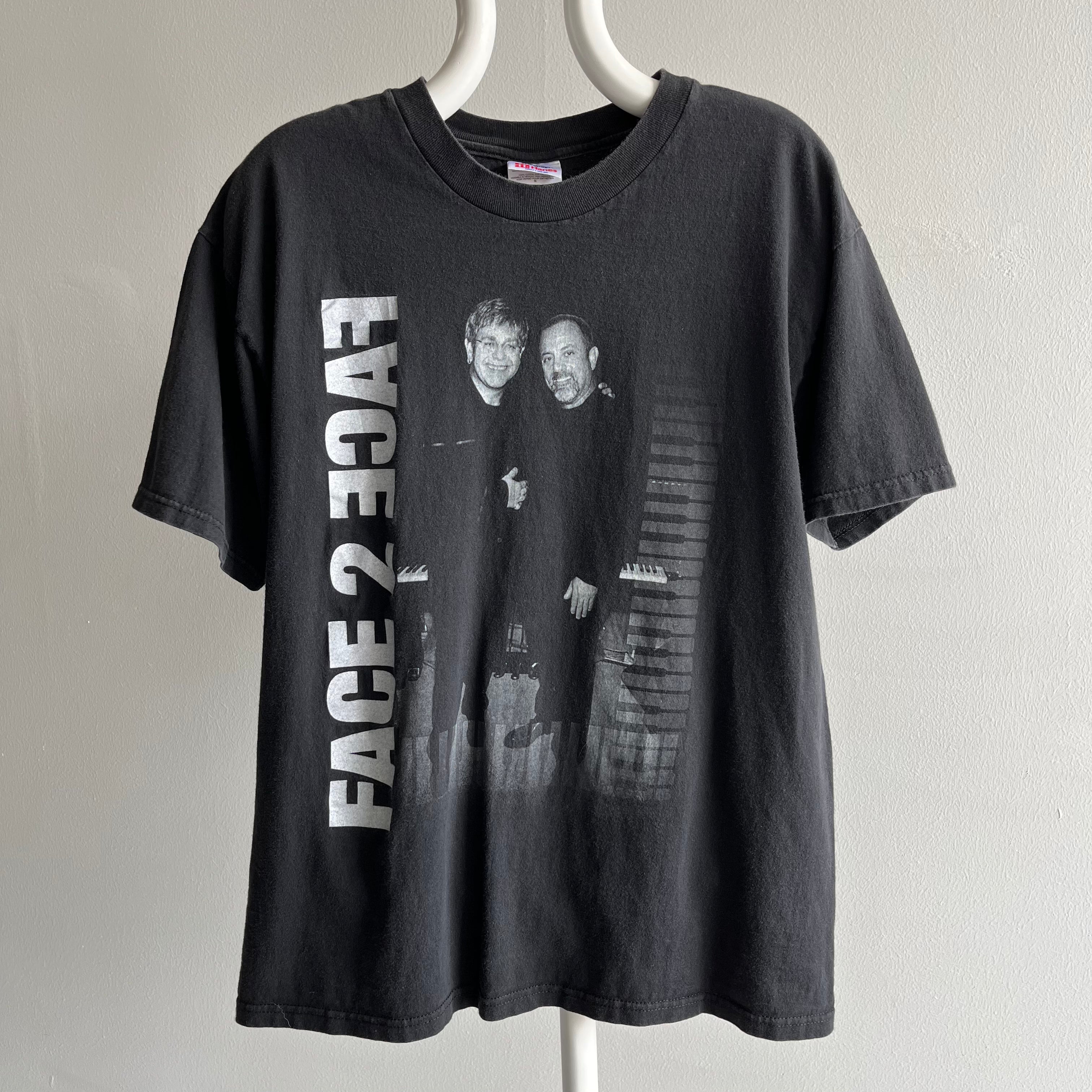 2001 Billy Joel + Elton John Face To Face Tour T-Shirt